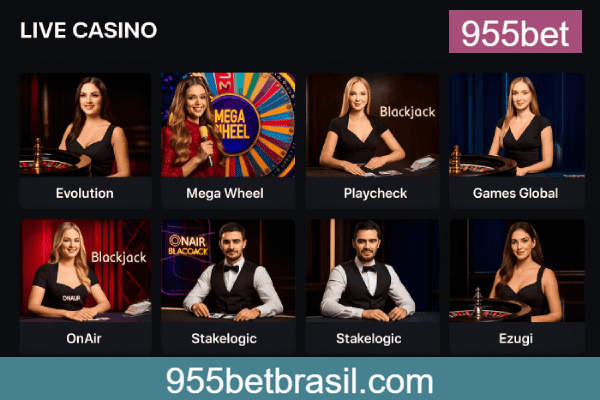 955bet Cassino Ao Vivo - 50+ Mesas HD 4K